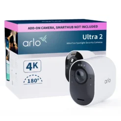 Arlo Ultra 2 Spotlight – Trådløst overvåkingskamera 1-pk. Hvit