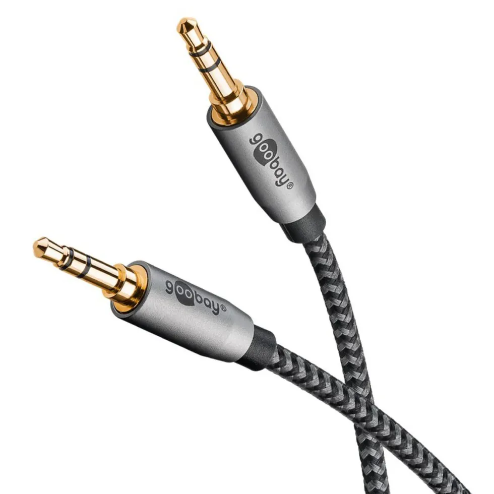 AUX-lydkabel 3,5 mm 1 m