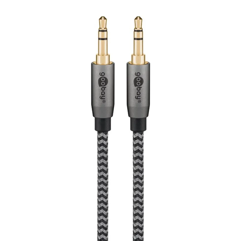AUX-lydkabel 3,5 mm 1 m