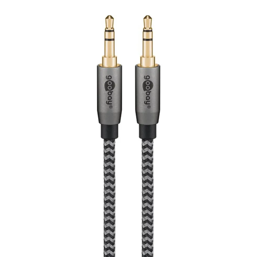 AUX-lydkabel 3,5 mm 2 m