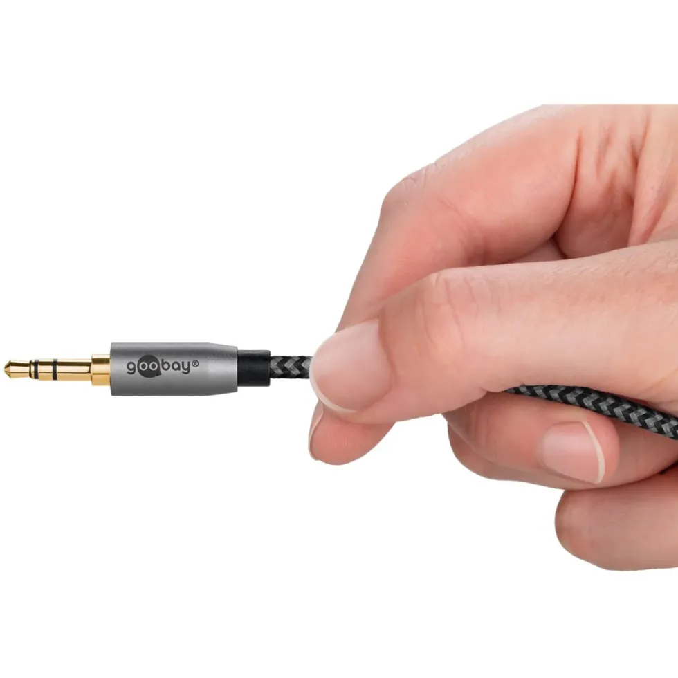 AUX-lydkabel 3,5 mm 2 m