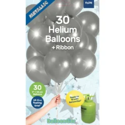 Ballonger 30-pk. Sølv
