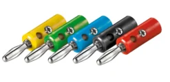 Bananplugg 4 mm Rød