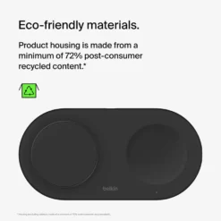 Belkin BoostCharge Pro 2-i-1 med Qi2 15 W Svart