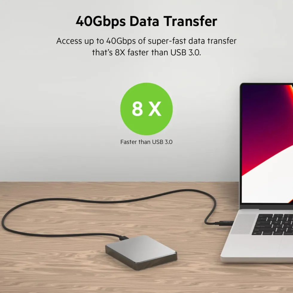 Belkin Thunderbolt 4 Aktiv USB-C-kabel 2 m