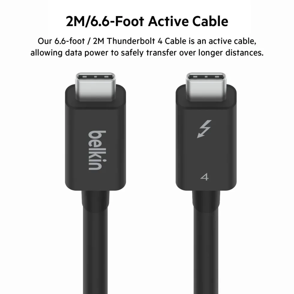 Belkin Thunderbolt 4 Aktiv USB-C-kabel 2 m