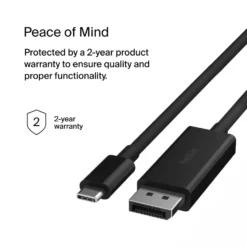 Belkin USB-C-kabel til Displayport 8K/60 Hz 2 m
