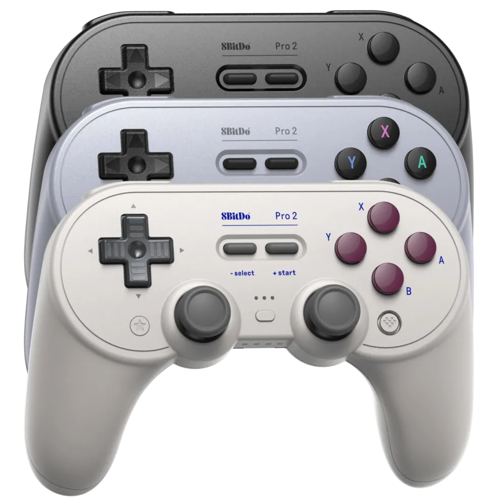 8Bitdo Pro 2 Bluetooth Hall Edition Håndkontroller Svart