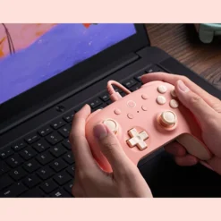 8Bitdo Ultimate 2C Trådløs håndkontroller med Hall Effect Peach