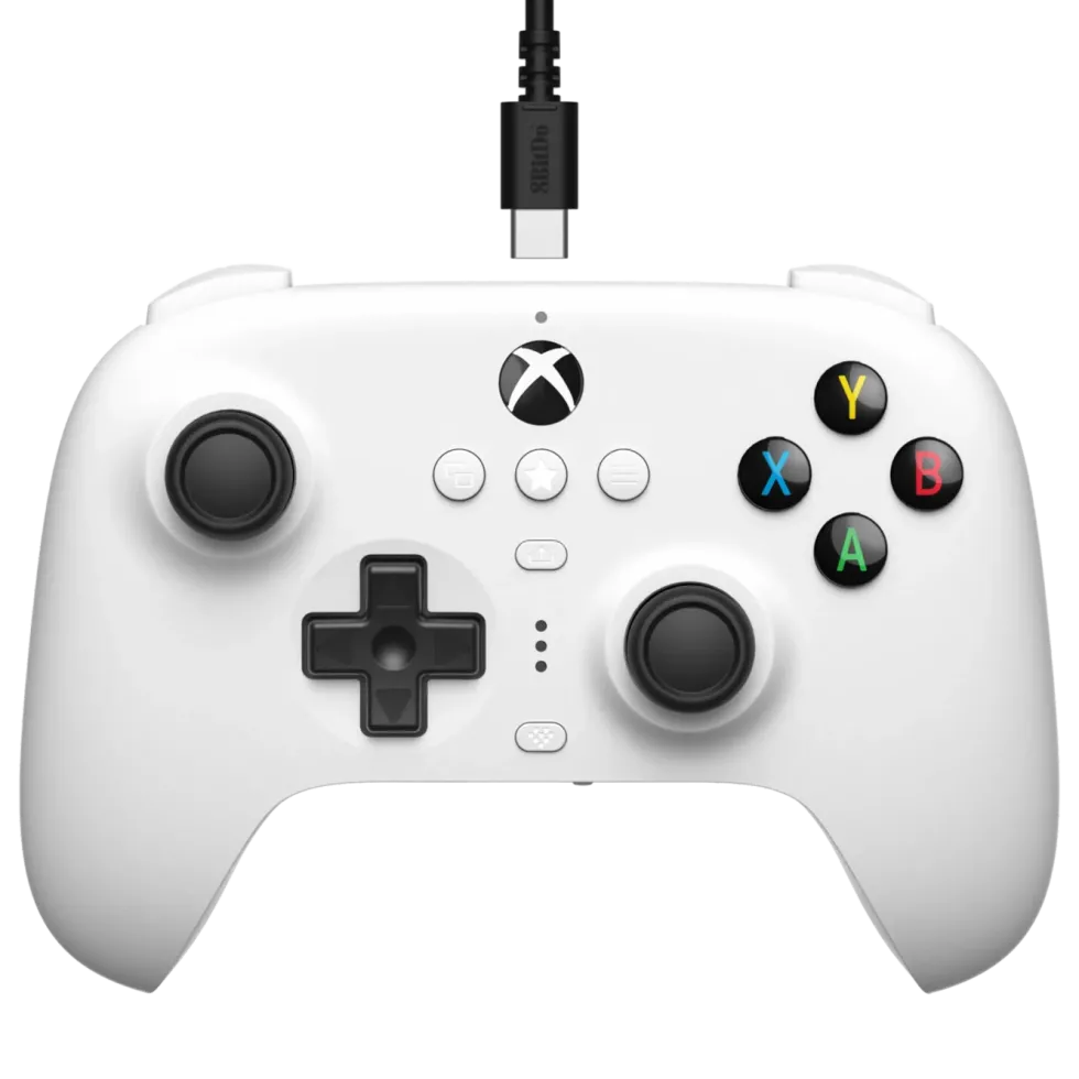 8Bitdo Ultimate Wired Hall Hvit