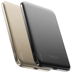BMX Ultratynt magnetisk Qi2-powerbank 5000 mAh, semi-solid-state i titan Black