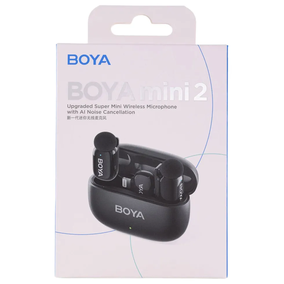 Boya mini 2 trådløst mikrofonsystem for iPhone