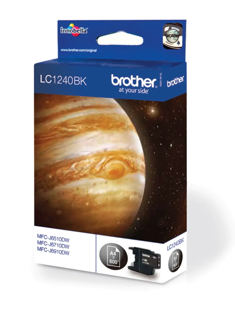 Brother LC1240BK Blekkpatron Svart