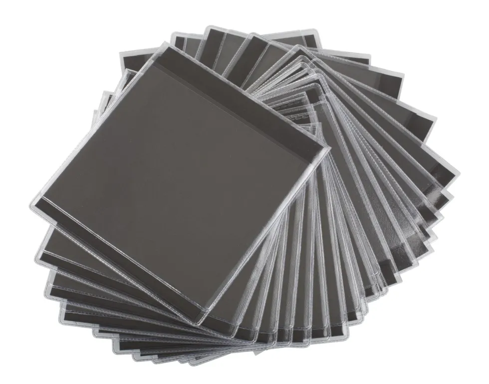 CD-lomme dobbel med karbonpapp 25-pk.