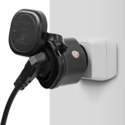 Cleverio Mini-fjernstrømbryter for utendørsbruk 3680W 2-pk
