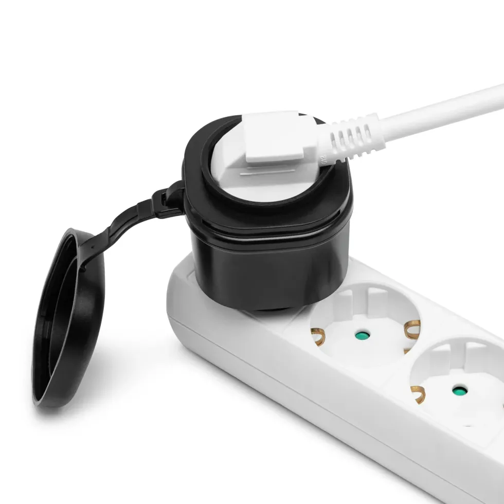 Cleverio Mini-fjernstrømbryter for utendørsbruk 3680W 2-pk