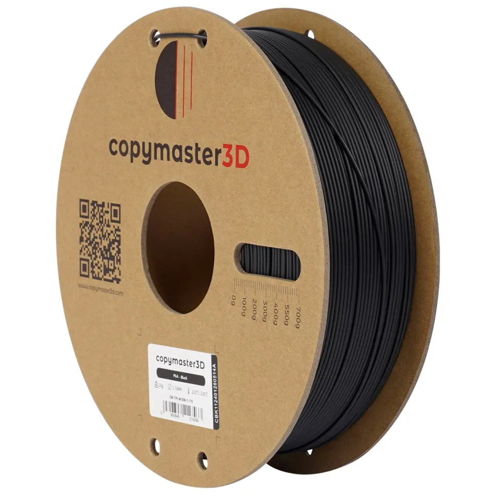 Copymaster3D PLA-filament for 3D-skriver 1,75 mm Svart
