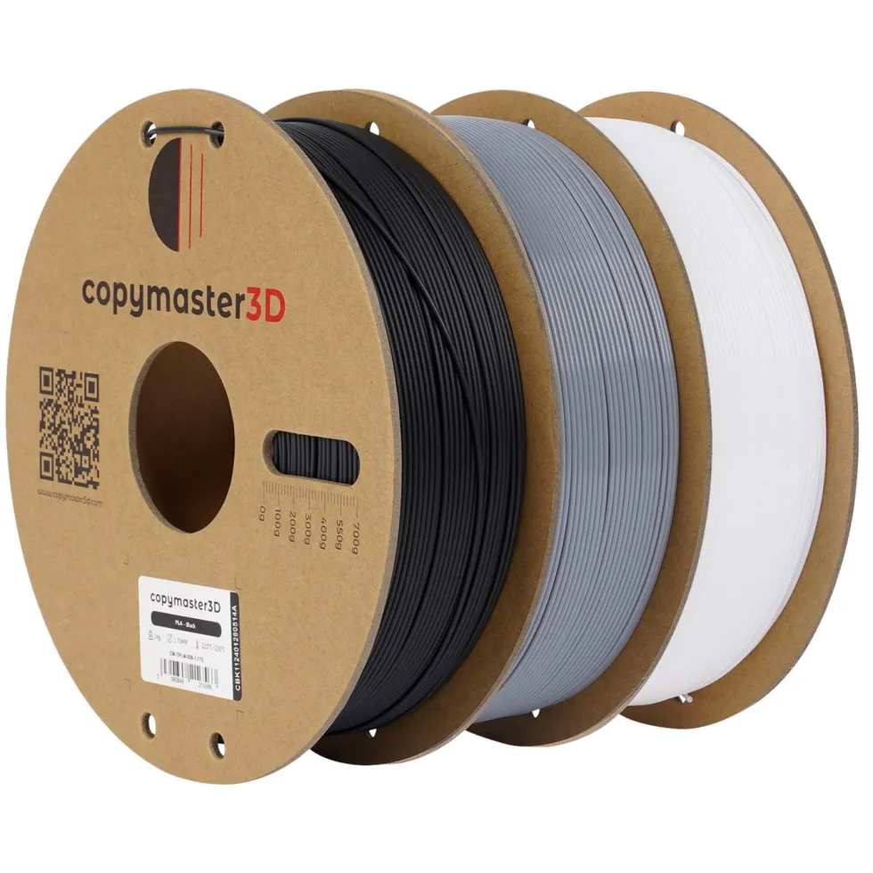 Copymaster3D PLA-filament for 3D-skriver 1,75 mm Grå