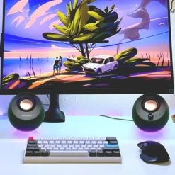 Creative Pebble Pro 2.0 USB-C PC-høyttalere Svart