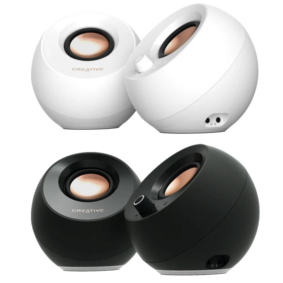 Creative Pebble Pro 2.0 USB-C PC-høyttalere Svart