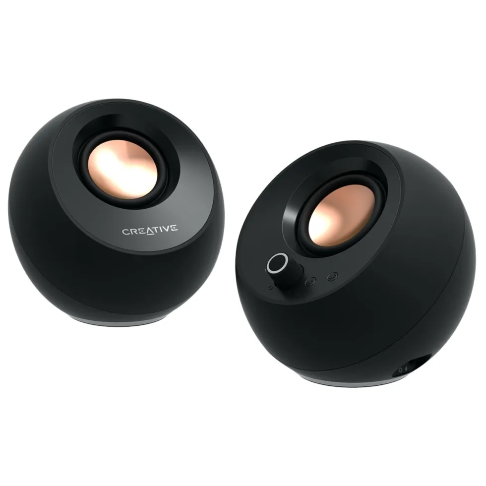 Creative Pebble Pro 2.0 USB-C PC-høyttalere Svart