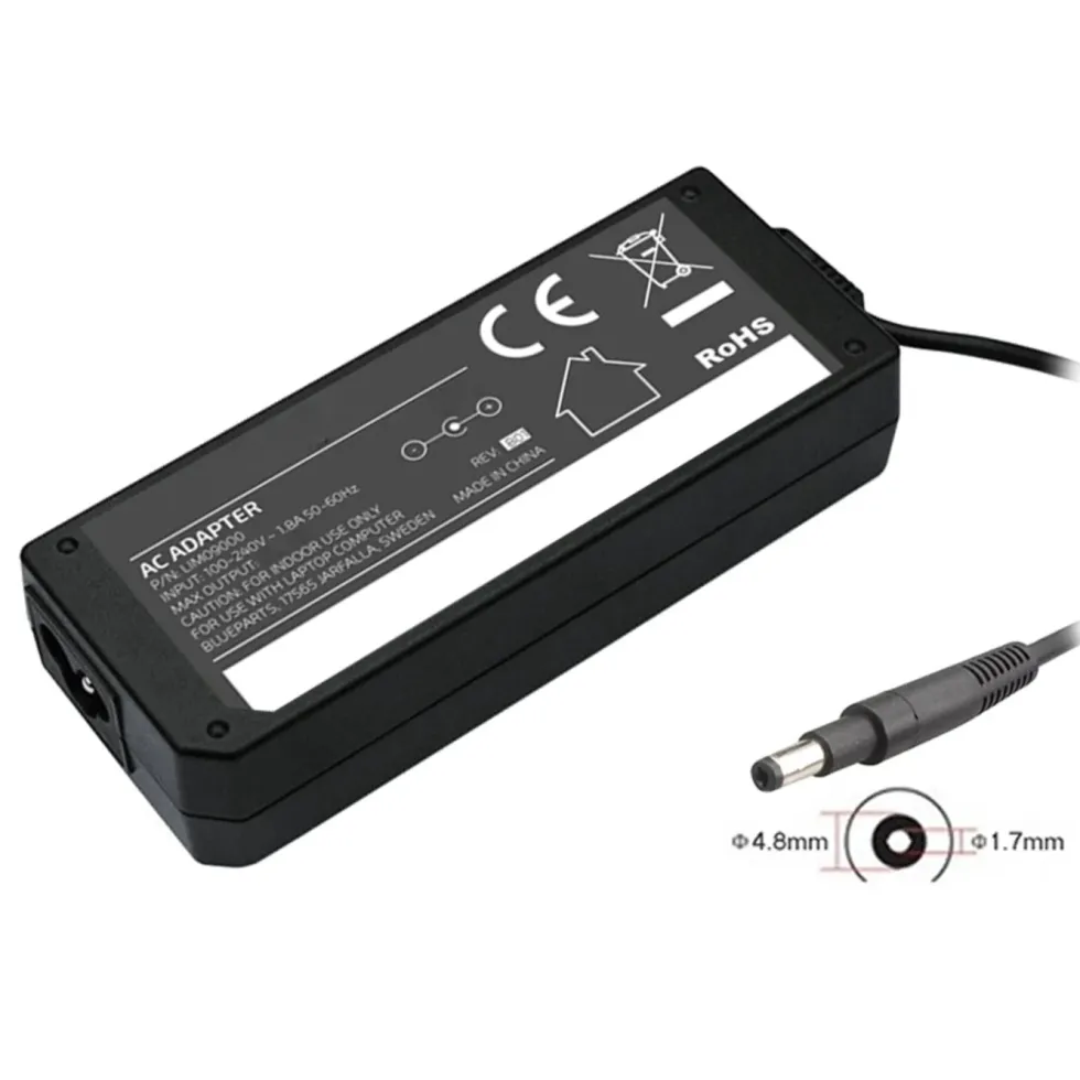 Datamaskinlader 19,5 V 65 W 4,8 x 1,7 mm