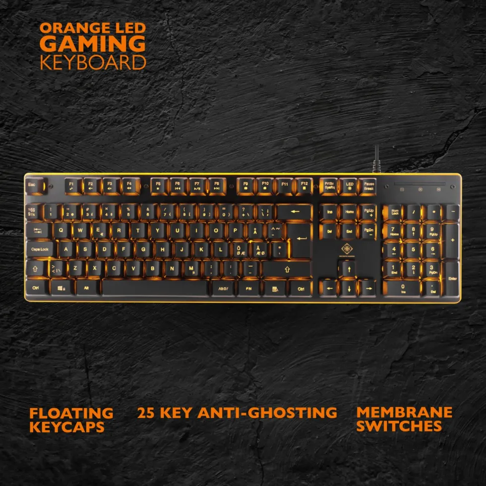 Deltaco DK210 Gamingtastatur