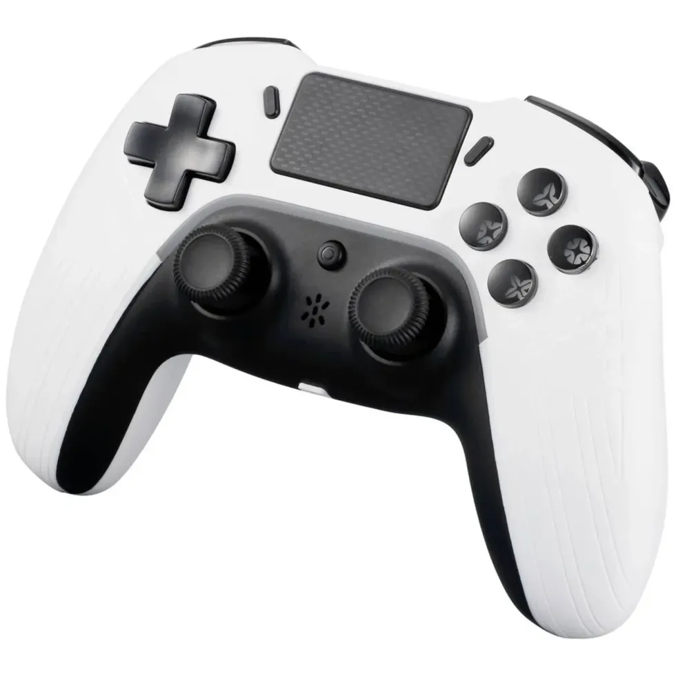 Deltaco Trådløs håndkontroller for PS4 og PC Hvit