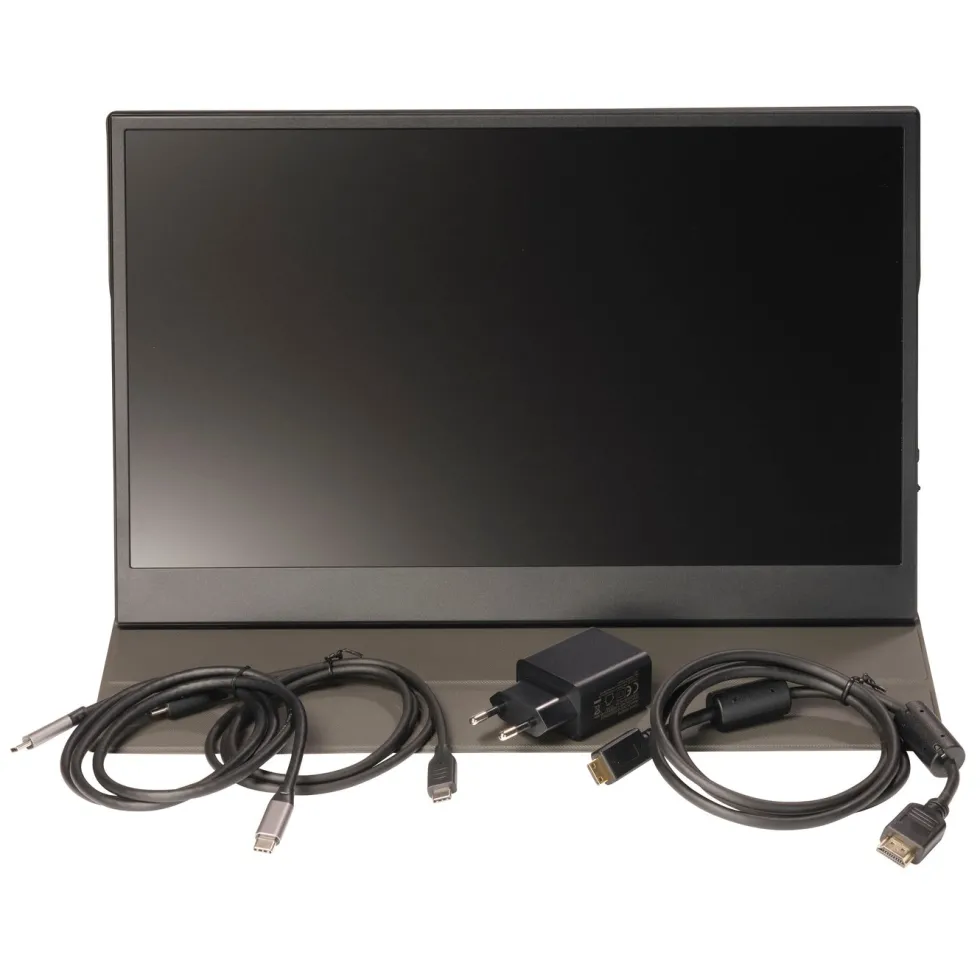 Denver Bærbar Full HD-skjerm med USB-C og IPS-panel 15,6"