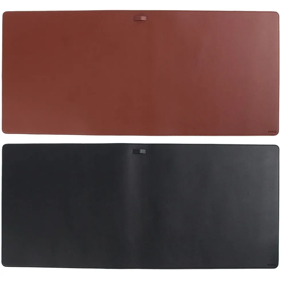 Desire2 Skrivebordsmatte i vegansk skinn 900×400 mm Brun