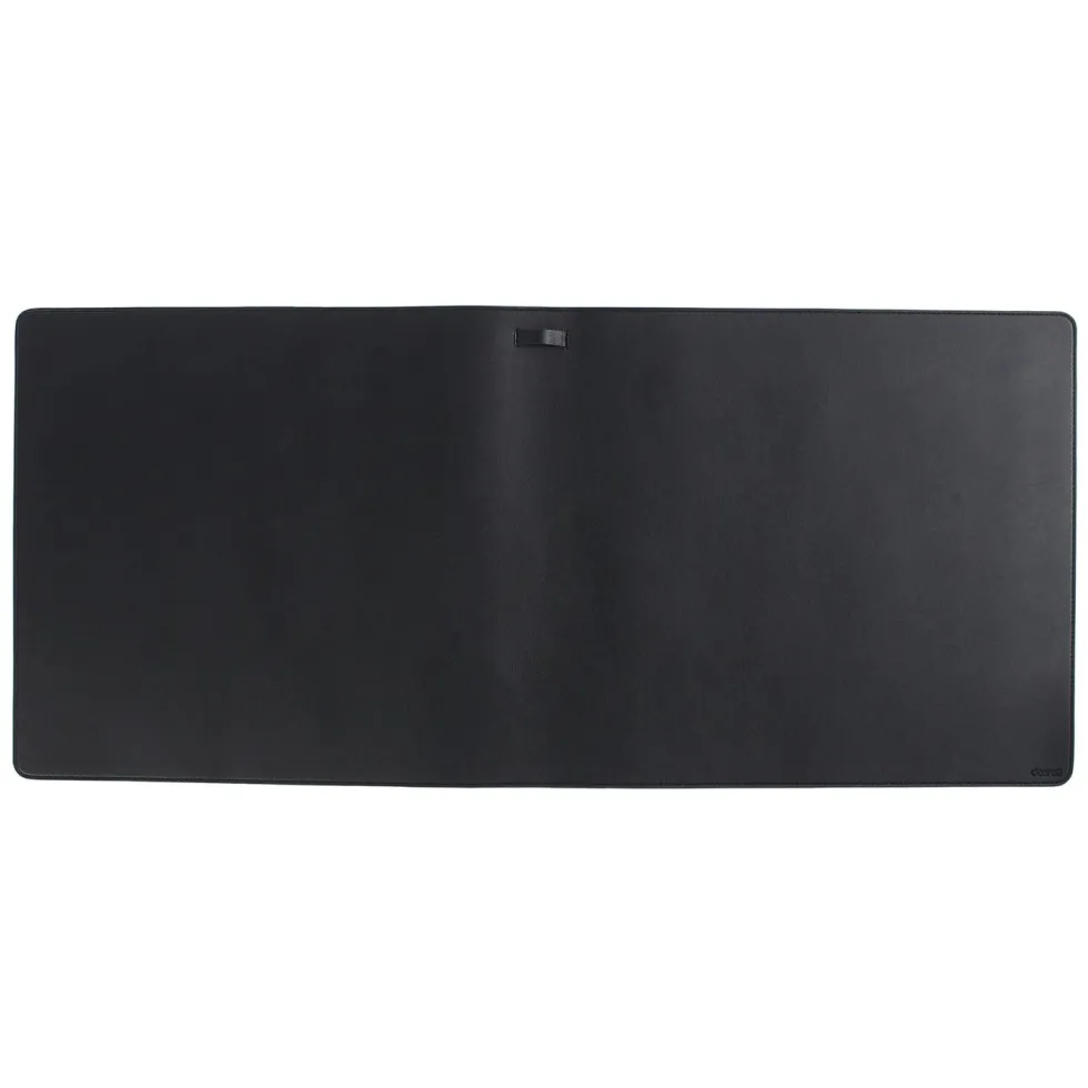 Desire2 Skrivebordsmatte i vegansk skinn 900×400 mm Grå, 90×45 cm