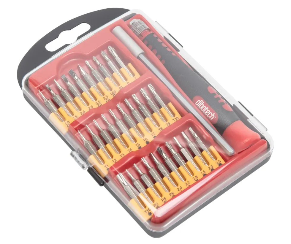 Dibotech Skrutrekkersett med 30 bits