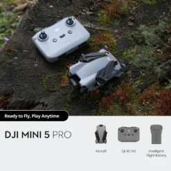 DJI Mini 5 Pro – sammenleggbar drone med 50 MP-kamera