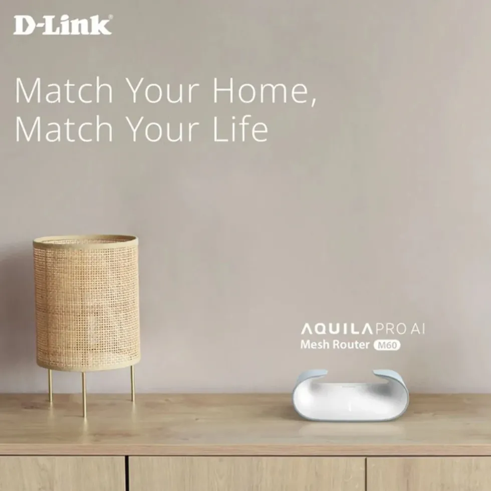 D-Link Aquila Pro AI AX6000 Wifi 6 Smart Mesh-ruter