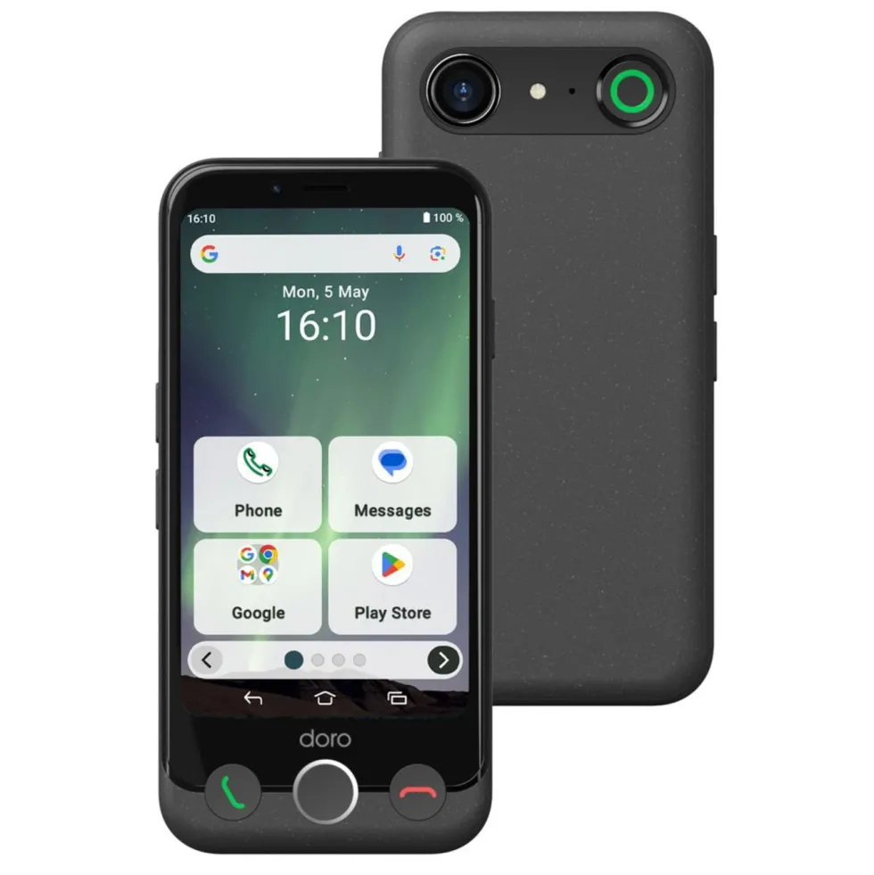 Doro Aurora A11 smarttelefon Grafittgrå