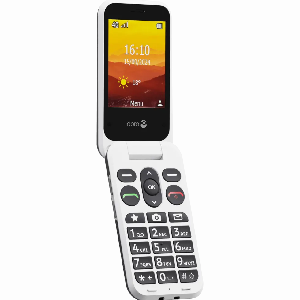Doro Leva L31 Mobiltelefon 4G Svart/hvit