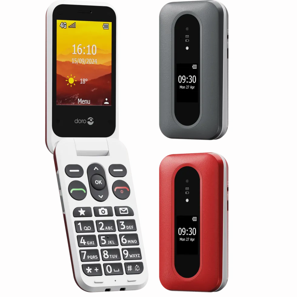Doro Leva L31 Mobiltelefon 4G Svart/hvit