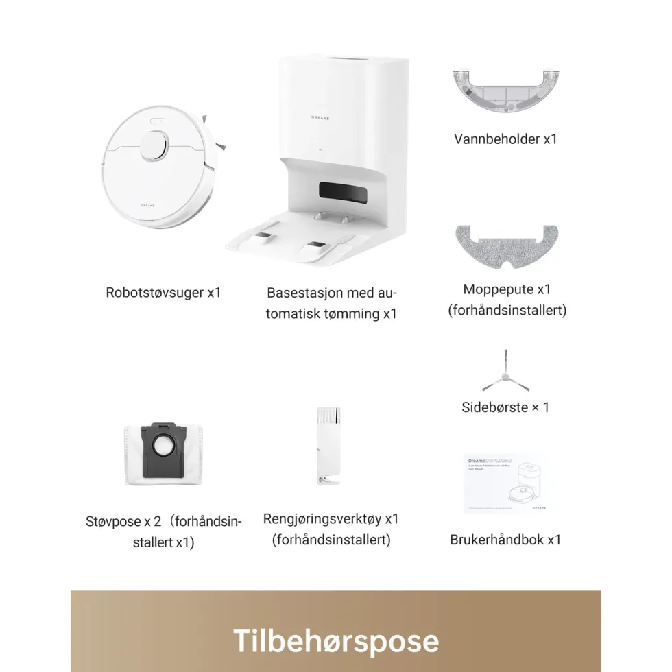 Dreame D10 Plus Robotstøvsuger Gen. 2