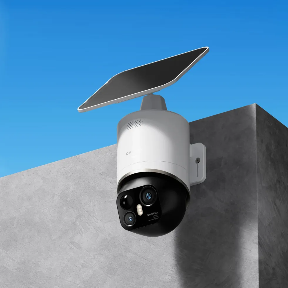 Dreame NAVO Elite 1 OutCam utendørskamera med doble linser Hvit