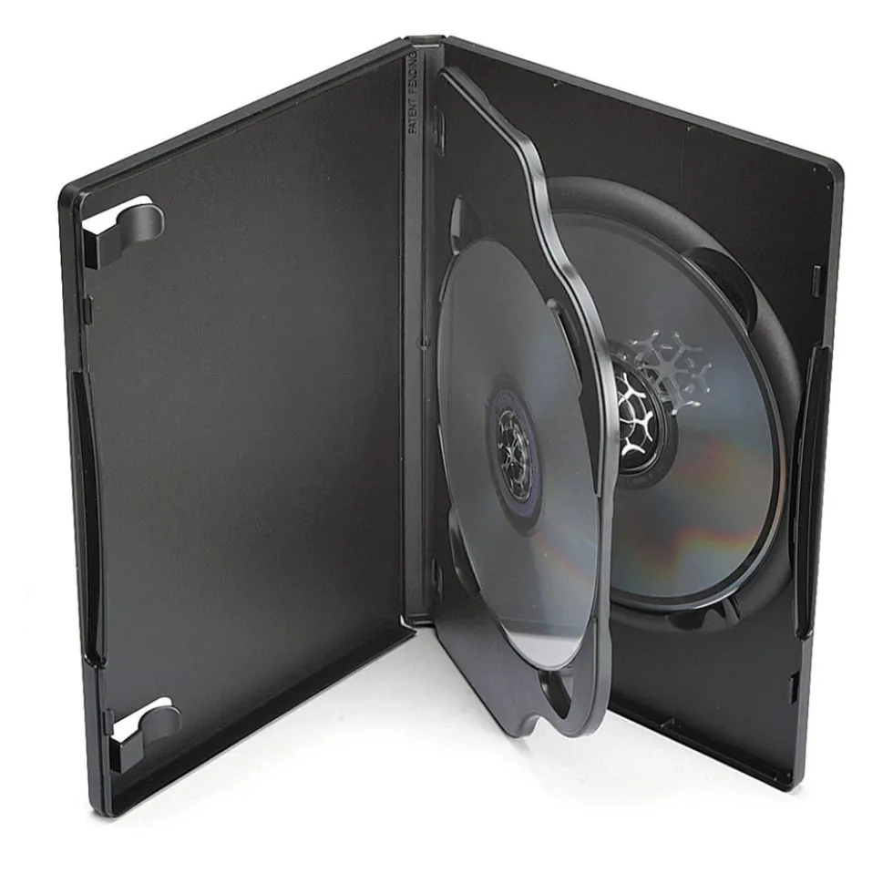 DVD-omslag dobbelt, 5-pk.