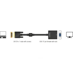 DVI-D til VGA-adapter