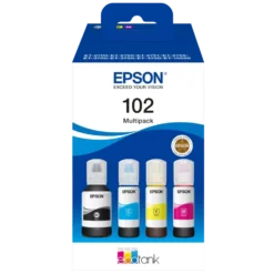 Epson 102 EcoTank påfyllingsblekk 337 ml - multipakke
