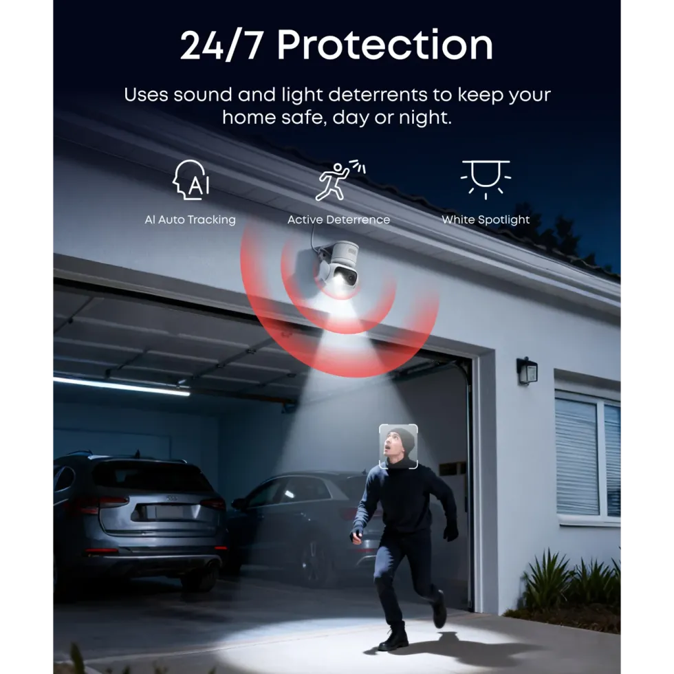 Eufy C31 Overvåkningskamera med 360° panorering Grønn