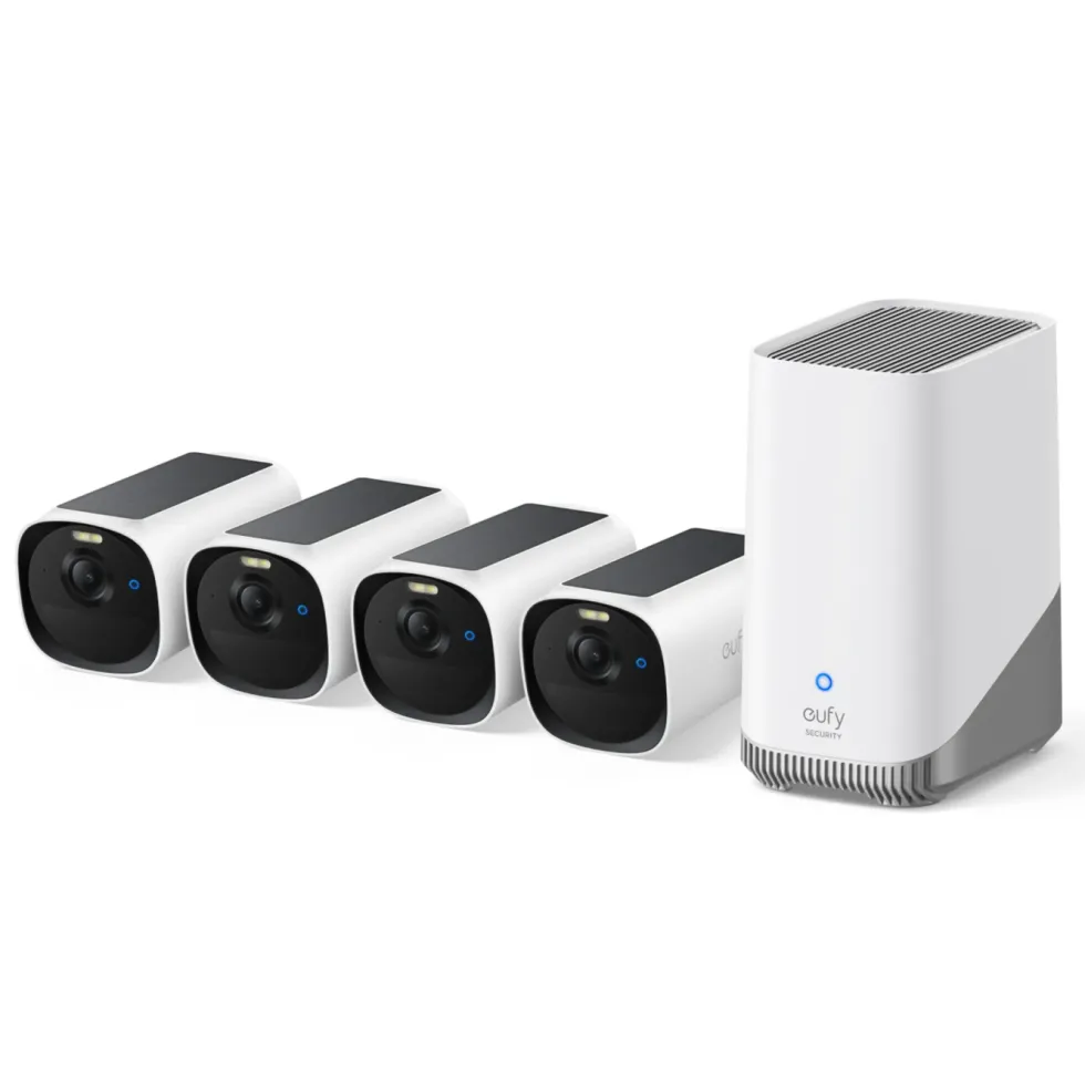 Eufy eufyCam E40 Overvåkingssystem 4-pack