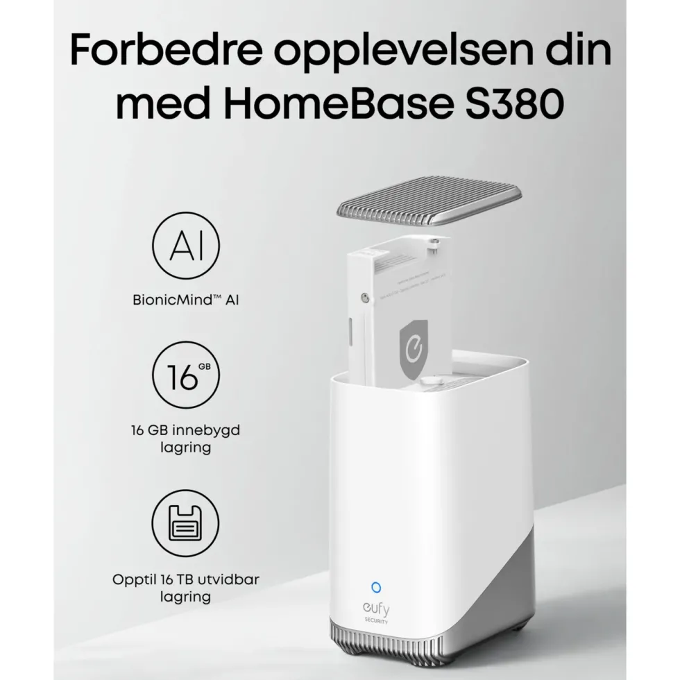 Eufy eufyCam E40 Overvåkingssystem 4-pack