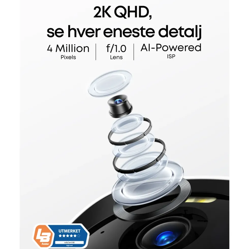 Eufy eufyCam E40 Overvåkingssystem 2-pack