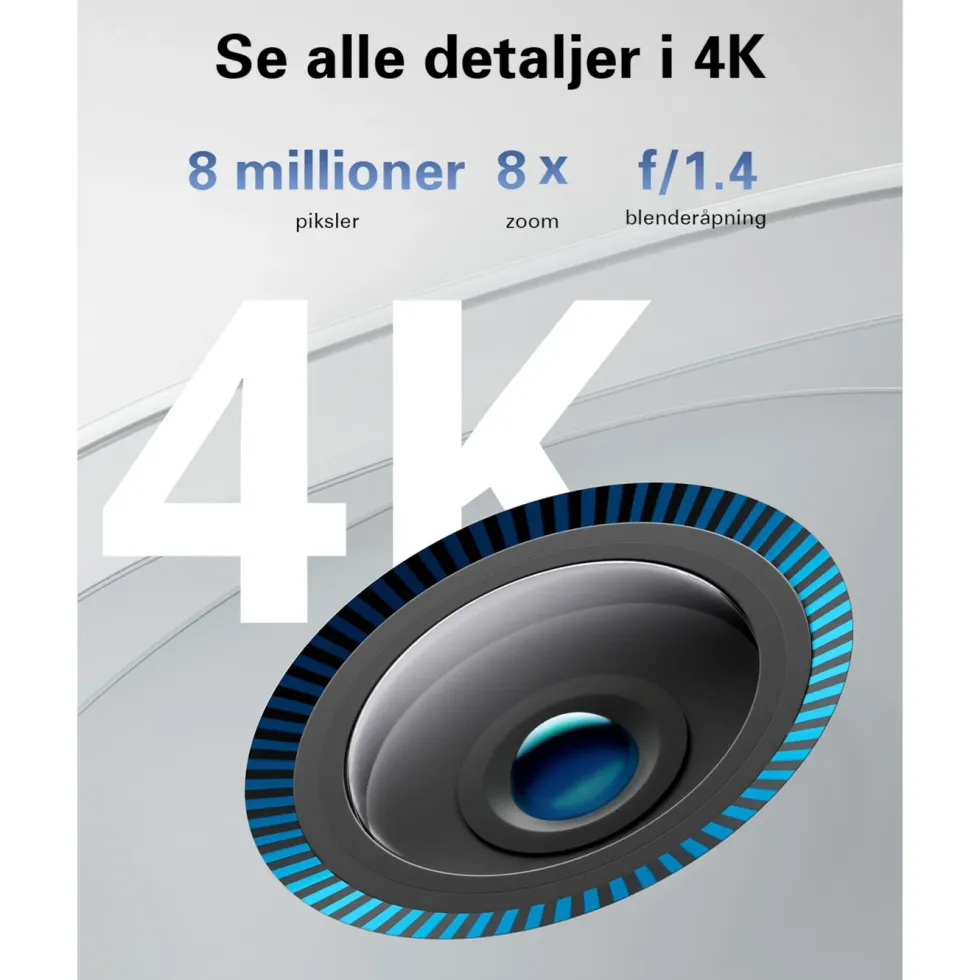 Eufy eufyCam 3 Overvåkingssystem med solpanel 3-pack