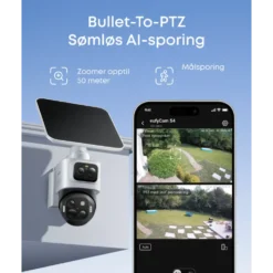 Eufy eufyCam S4 Overvåkingssystem med solpanel 2-pack