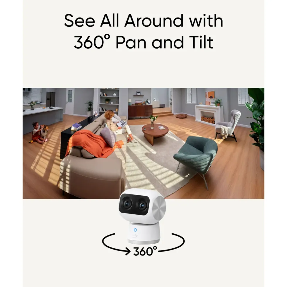 Eufy Indoor Cam S350 Overvåkingskamera innendørs
