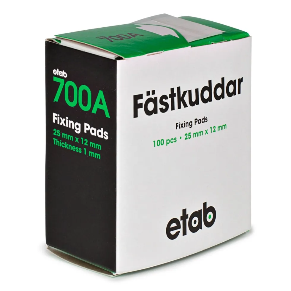 Festeputer 25x12 mm, 100 stk